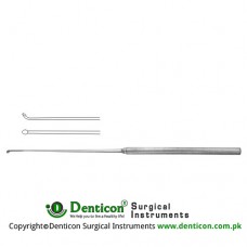 Yasargil Micro Curette Angled Stainless Steel, 24 cm - 9 1/2"